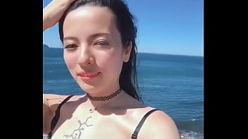 Strolling by the seaside