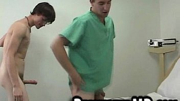 Hot Stud Doctro Is Sucking Hunk Patients Cock thumbnail