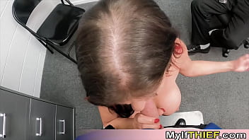 Shoplifters having a hard time while punished