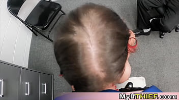 Shoplifters having a hard time while punished