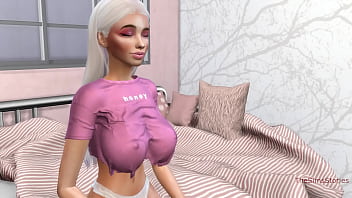 Perverted stepfather catches stepdaughter spying on him and fucks her