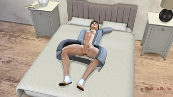 Perverted stepfather catches stepdaughter spying on him and fucks her