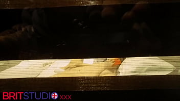 You watch your neighbour masturbating