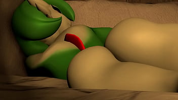 Gardevoir desnuda en la cama