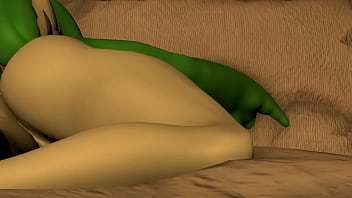 Gardevoir desnuda en la cama