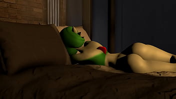 Gardevoir desnuda en la cama
