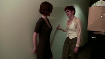 Lesbian pornstar lily cade pounds jay taylor with a big strap on cock