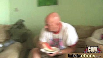 Huge Cocks Cover Their Black Face In Cum 13 thumbnail