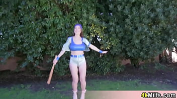 Lets learn some tricks with sporty stepma Lets learn some tricks with sporty stepma