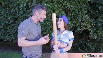 Lets learn some tricks with sporty stepma