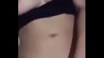 Chinese fingers her cunt