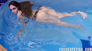 Wet look helen naked pool preview new video