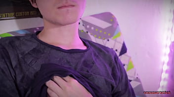 Hot Twink Emmanuel Kokichi Jerking His Cute Uncut Cock With Oil Until He Shoots A Nice Cum Load thumbnail