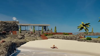 Nude beach resort fun