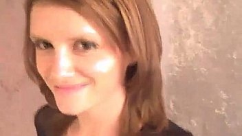 Desiree sucking cock in a body stocking