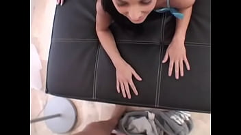 Elli foxx & stephanie cane 2 girl double pov huge cock blowjob and cum facial