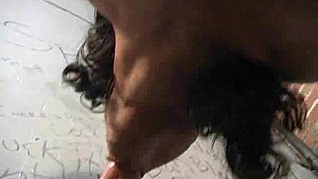 Hottie sucks and fucks black cock for cusmhot at gloryhole 23