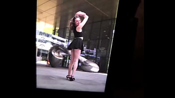 Try to look away if you are into legs what a petty that it was windy that day stay tuned to discover what