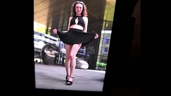 Try to look away if you are into legs what a petty that it was windy that day stay tuned to discover what