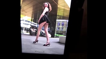 Try to look away if you are into legs what a petty that it was windy that day stay tuned to discover what