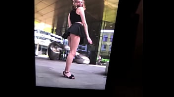 Try to look away if you are into legs what a petty that it was windy that day stay tuned to discover what