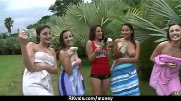 Stunning euro teen gets talked in to giving a blowjob for cash 2