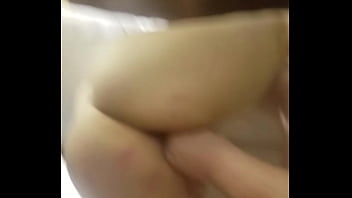 Fingerbanged her curled up in a corner