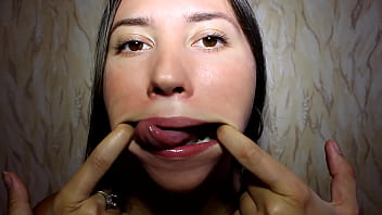 Long tongue ananta shakti licking fingers gb007