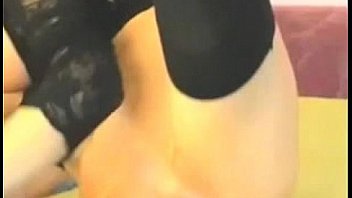 Sexy blonde toys ass on cam pleasurably