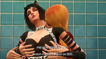 Blake and yang fucks during a party