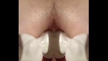 Masturbate With Lubed Knot Dildo And Bound Cock Linked To Anal Plug My Eighth Orgasm In Three Weeks thumbnail