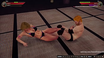 Vilkor vs ilse nf3d mixed kinky combat maledom