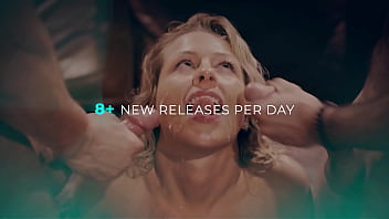 La petite blonde made love to while also getting railed