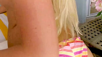 Jessie andrews sexy blonde coed big cock pov blowjob and cum facial