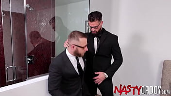 Classy Bearded Hunks Bareback And Cum thumbnail