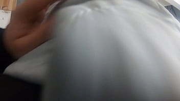 Blowjob in black pantyhose & downjacket – cum all over my puffy coat 254 preview