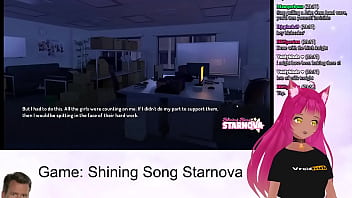 Vtuber lewdneko plays shining song starnova aki route part 3