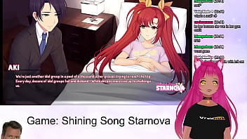 Vtuber lewdneko plays shining song starnova aki route part 3