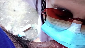 Company nurse construction labor playing in construction site