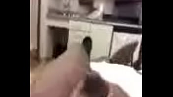 I was playing my cock