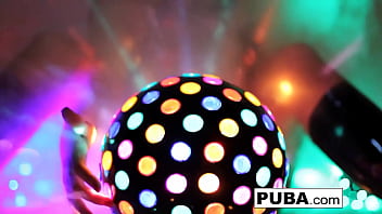 Hot babe with huge tits masturbates