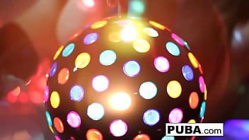 Hot babe with huge tits masturbates