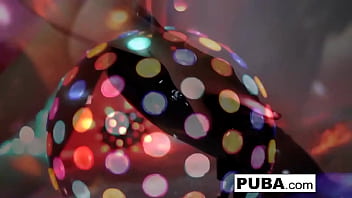 Hot babe with huge tits masturbates