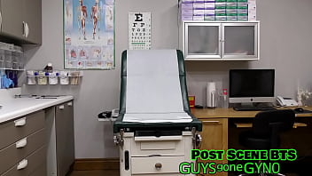 Male nurse sneaks into exam room on break to masturbate on exam table on guysgonegynocom