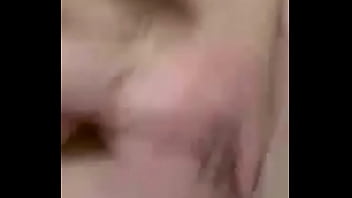 Hot wife fingers pussy