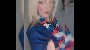 Allez les bleues voir comment il me donne chaud