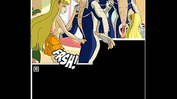 Stella from winx fuck with two guys in this flash comics