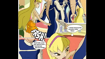 Stella from winx fuck with two guys in this flash comics