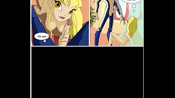 Stella from winx fuck with two guys in this flash comics