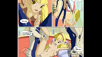 Stella from winx fuck with two guys in this flash comics